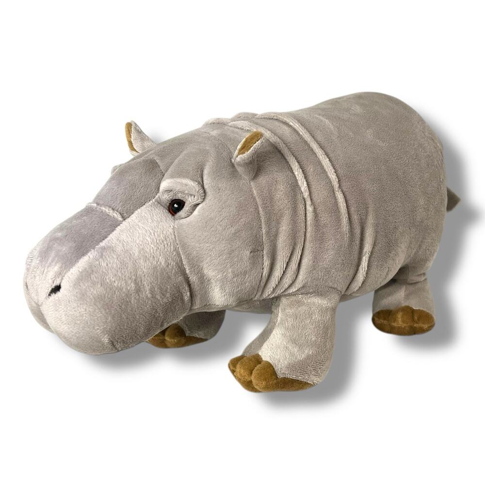 Disney Parks Hippo Plush Gray Stuffed Animal Worldwide Conservation Toy Safari